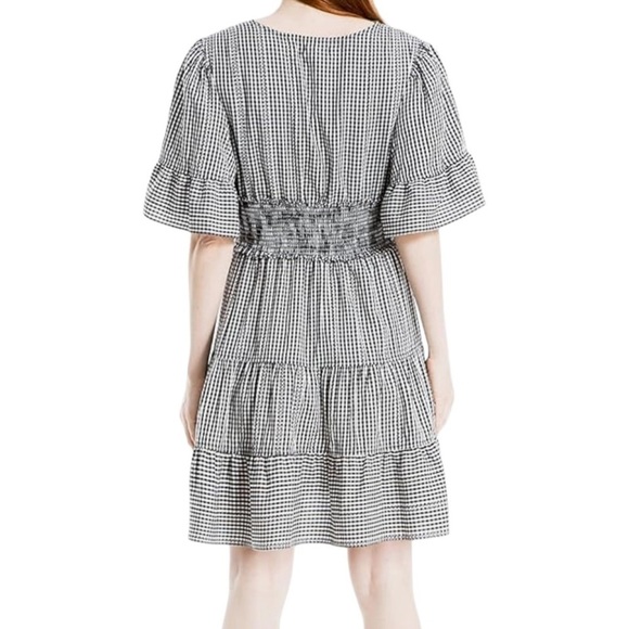 Max Studio Women's Flutter Sleeve Tiered Short Dress Size XS - Picture 7 of 7